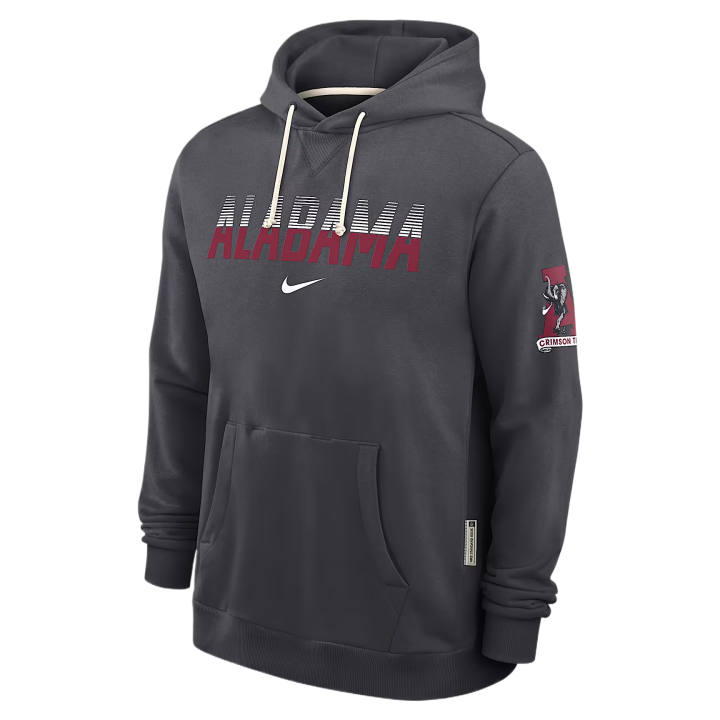 Nike Nike Dri Fit College Sweatshirts Men's Anthracite Hooded Non Detachable Moderate
