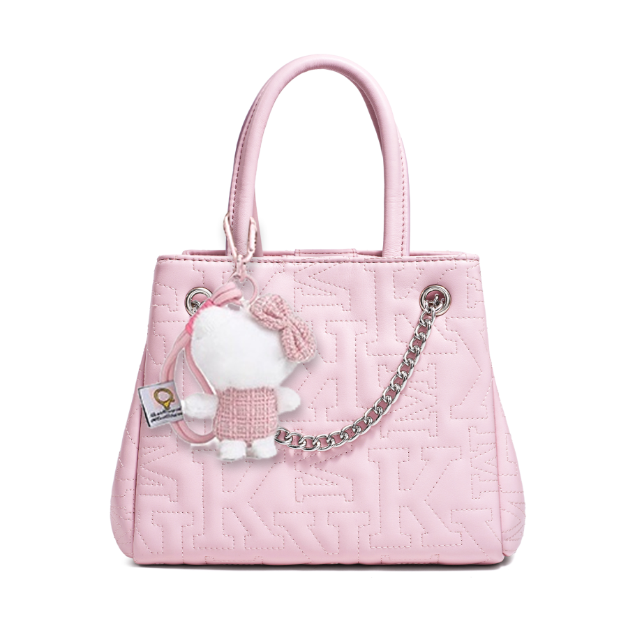 Disney Mickey Mouse Crossbody Bags Cherry Blossom Pink Charm Included