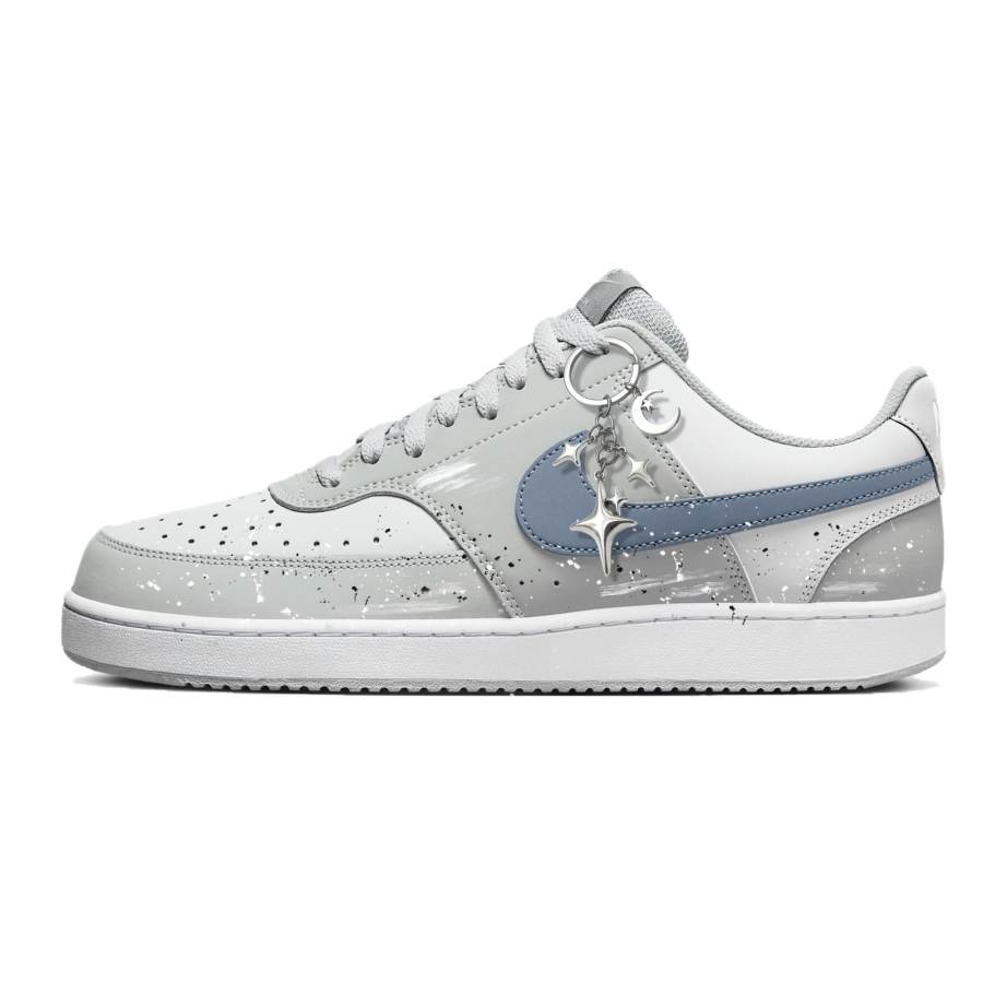 Nike Nike Court Vision Skateboard Shoes Men's Low Top Gray Blue