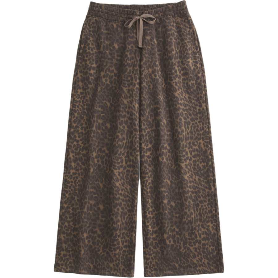 Hollister/ Knitted Sweatpants Women's Brown Moderate