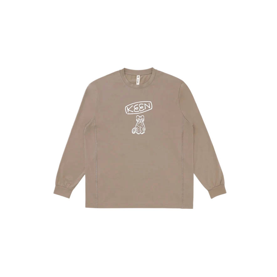 Keen T Shirts Women's Tiger Brown Crew Neck Moderate Straight Fit