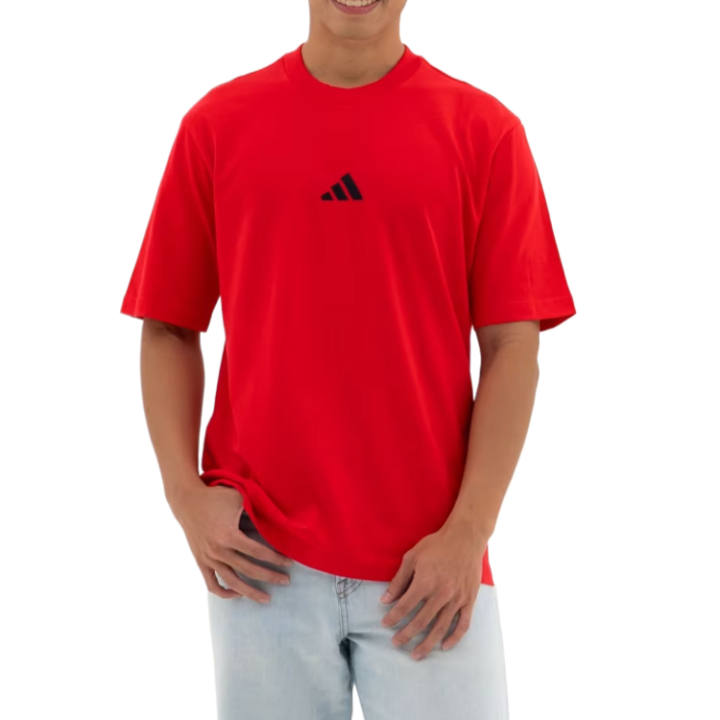 Adidas Adidas T Shirts Unisex Better Scarlet Crew Neck Moderate