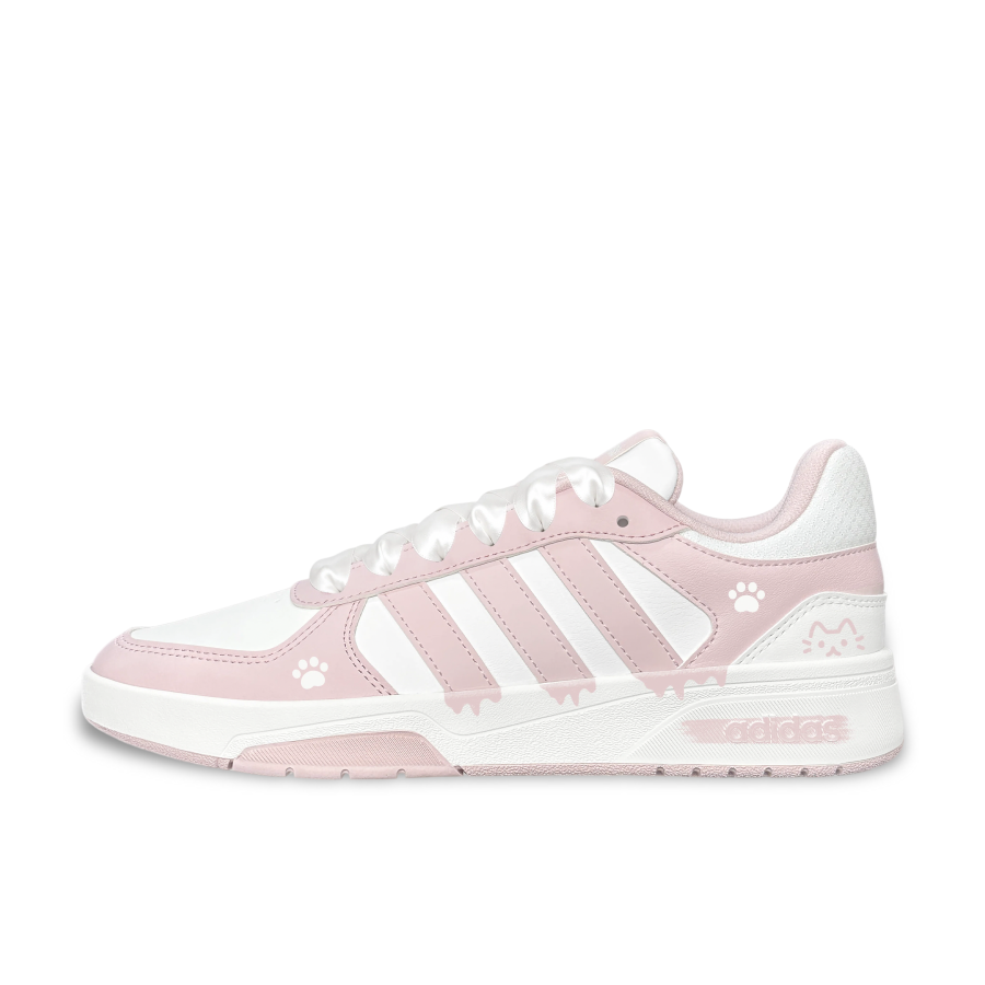 Adidas Adidas COURTBEAT Skateboard Shoes Women's Low Top Pink