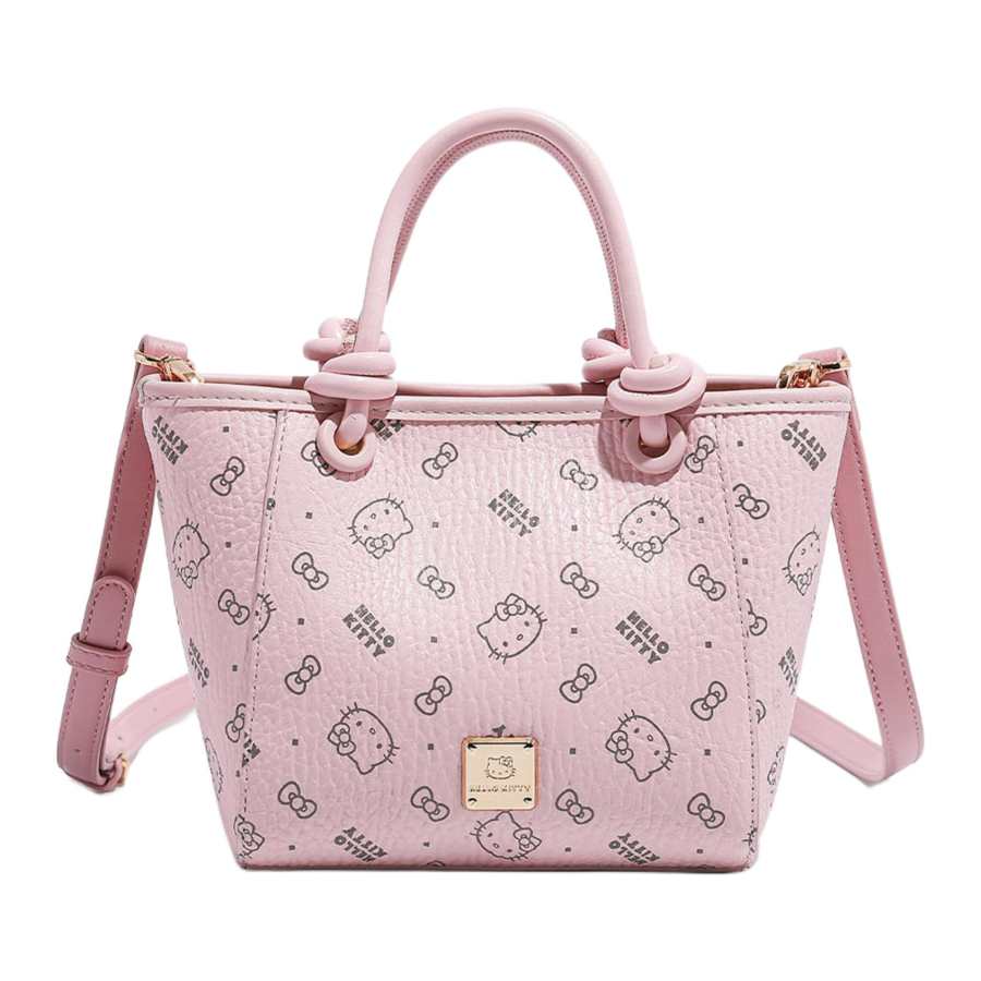 Sanrio Hello Kitty Pu Tote Bag, Shopping Bag, Handbag Women's Multicolor