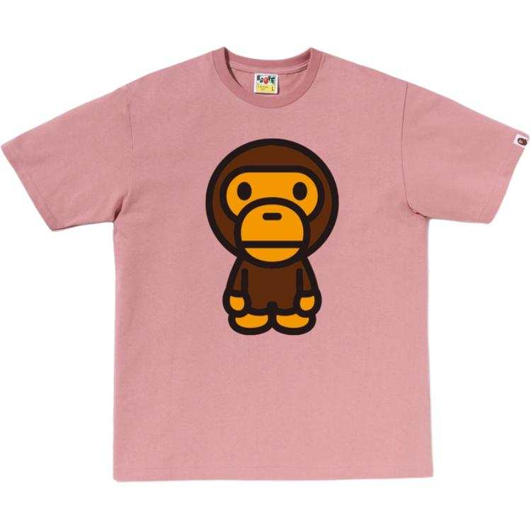A BATHING APE T Shirts Unisex Crew Neck Moderate Straight Fit