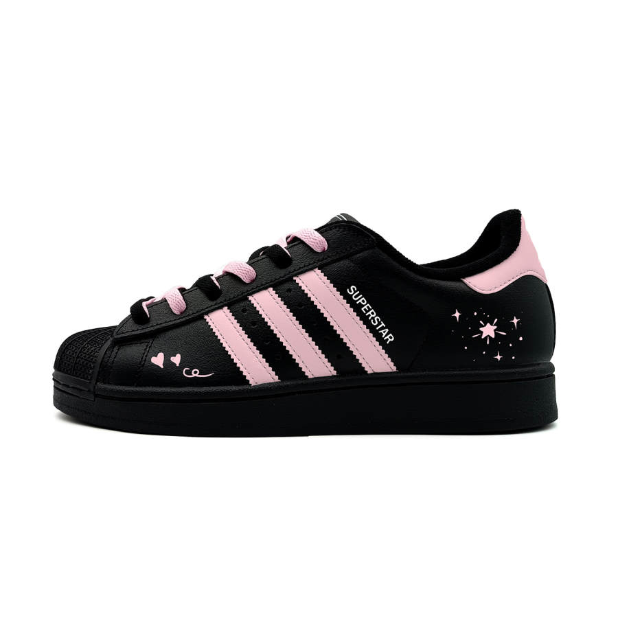 Adidas Originals Superstar 2 Skateboard Shoes Unisex Low Top Pink