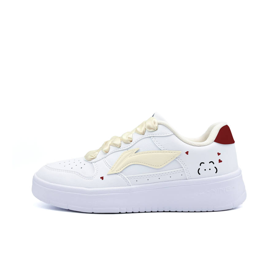 Li-Ning Li Ning Floating Boat Skateboard Shoes Unisex Low Top Beige