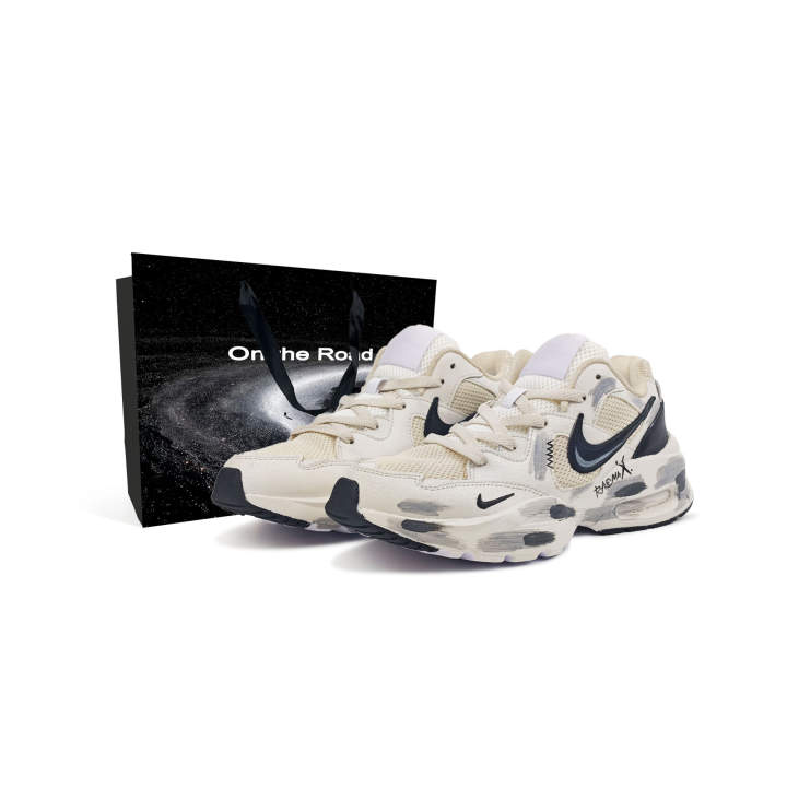 Nike Nike Air Max Fusion Running Shoes Unisex Low Top Gray, Black