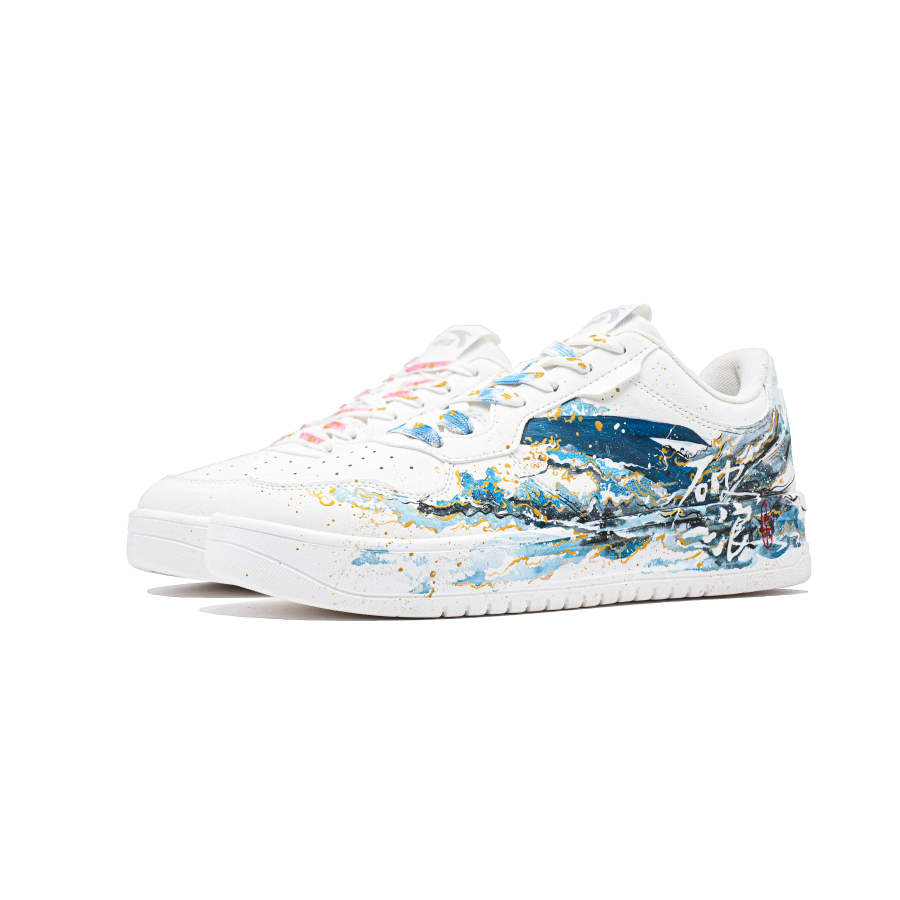 ANTA Easy Skateboard Shoes Unisex Low Top Blue