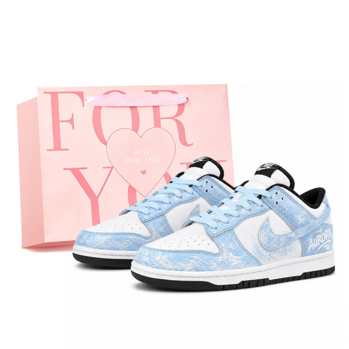 Nike Nike Dunk Skateboard Shoes Men's Low Top Blue/White