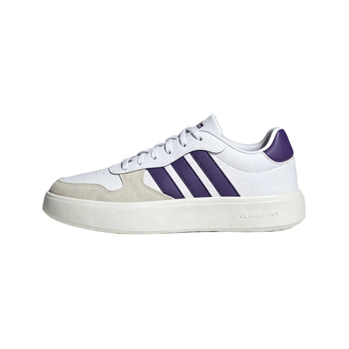 Adidas Adidas LITECOURT Skateboard Shoes Men's Low Top Cloud White/Collegiate Purple/Core White