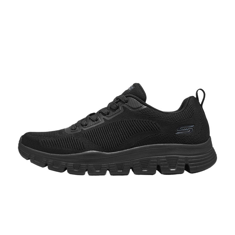 Skechers BOB'S MENS Training Shoes Men's Low Top All Black