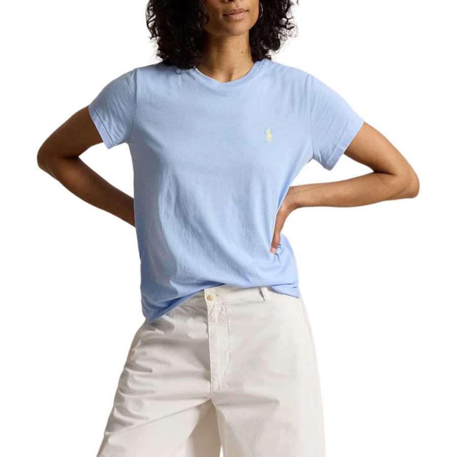 Polo Ralph Lauren Regular Sleeve T Shirt Women's Light Blue Standard