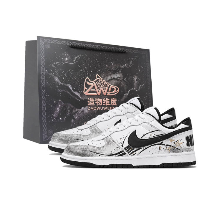 Nike Nike Big Low Lux Skateboard Shoes Unisex Low Top Gray/Black