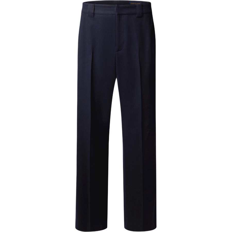 LOUIS VUITTON Casual Pants Men's Dark Blue Moderate Straight Fit Pants