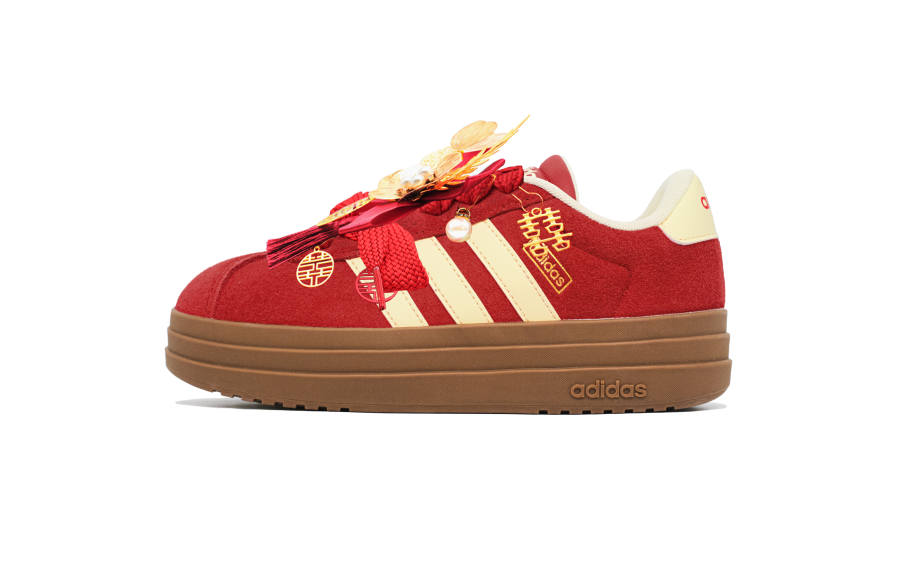 Adidas Adidas VL Court Bold German Army Trainers Women's Low Top Red/White
