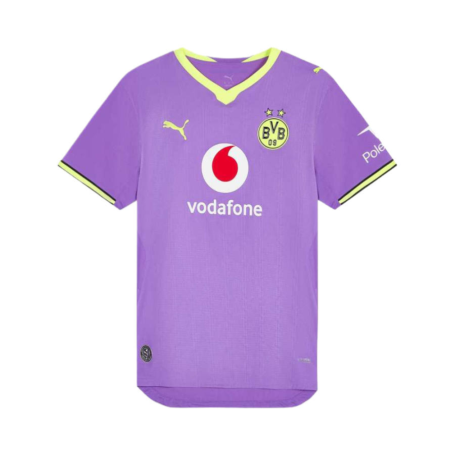 PUMA Soccer Jerseys Men's Purple/Yellow V Neck Moderate