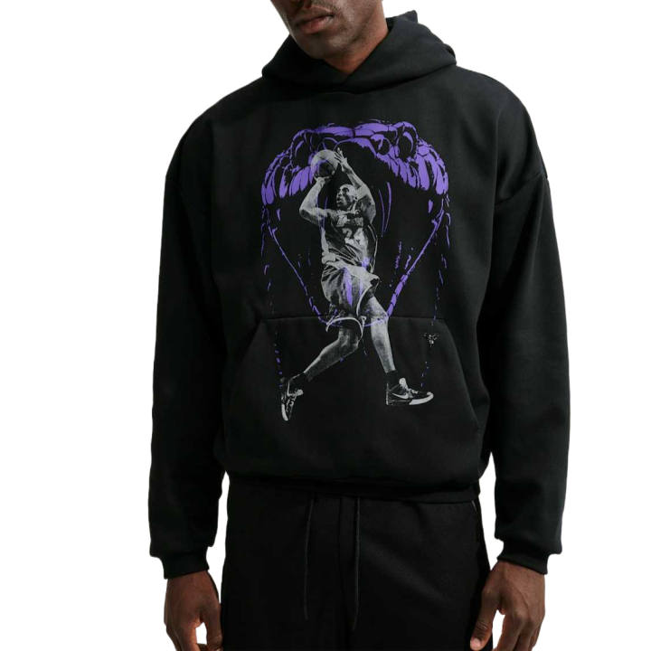Nike Nike Sweatshirts Men's Black Hooded Non Detachable Moderate