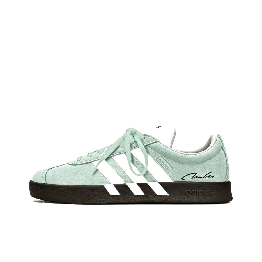 Adidas Adidas Vl Court Classic German Army Trainers Unisex Low Top Moss Green
