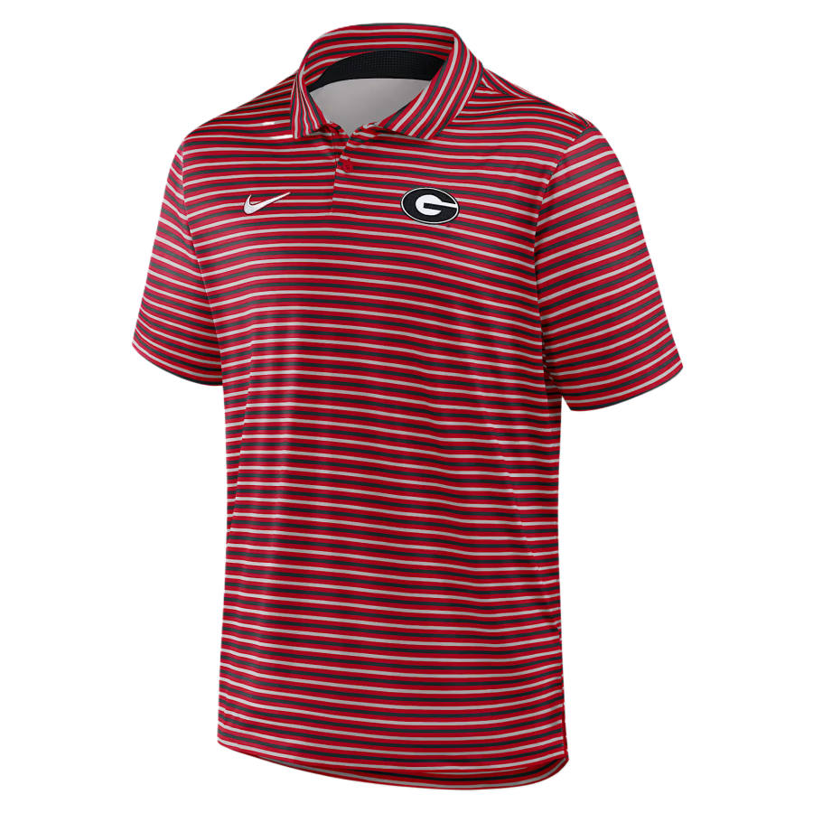 Nike Nike Dri Fit College Polo Shirts Men's Red Polo Collar Moderate