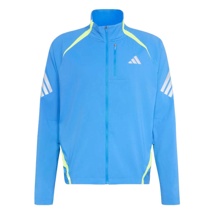 Adidas Adidas Running Jackets Men's Bright Blue Stand Collar Moderate