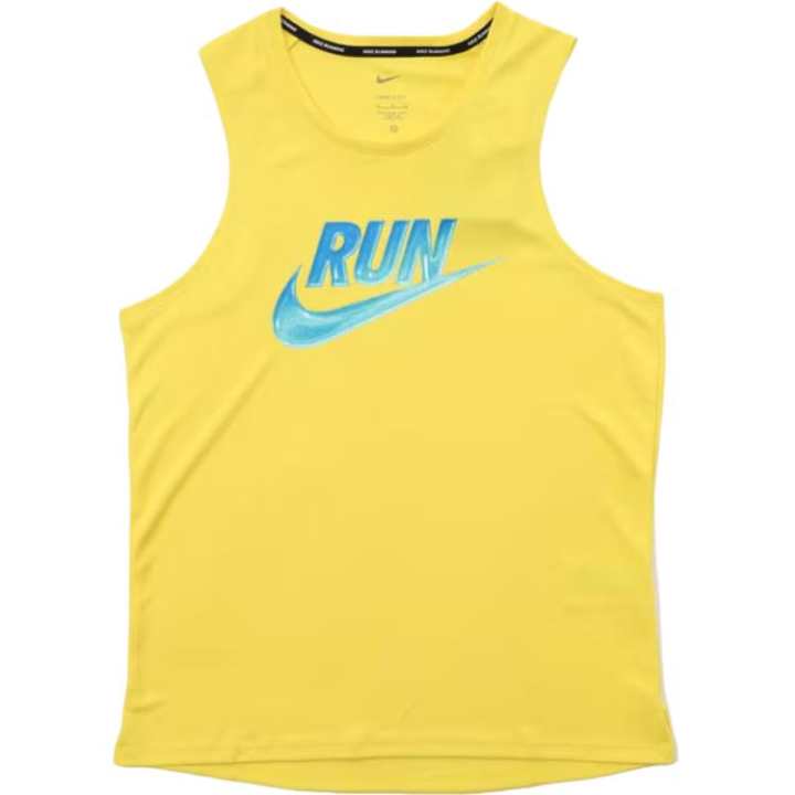 Nike Nike Running Tank Tops Men's Yellow