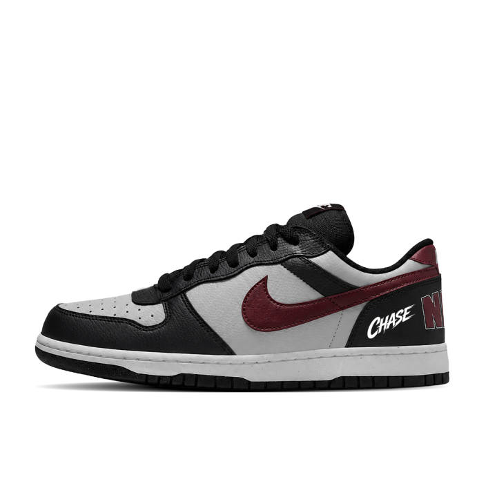 Nike Nike Big Skateboard Shoes Unisex Low Top Gray/Red