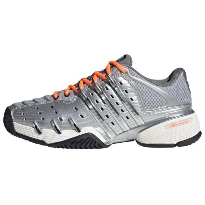 Adidas Adidas Barricade 5 Casual Shoes Unisex Low Top Matte Silver/Metallic Silver/Core Black