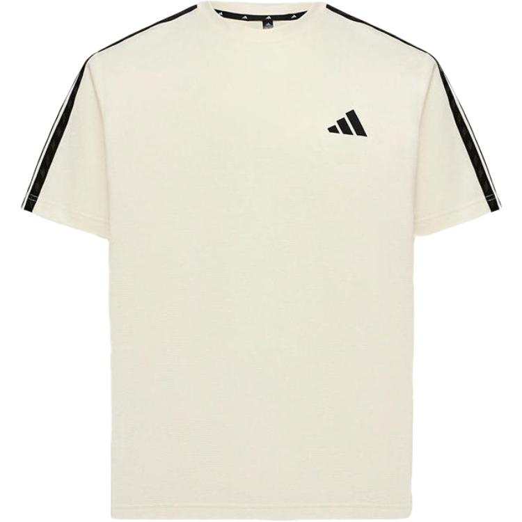Adidas Adidas T Shirts Men's Jade White |KX0502 Crew Neck Moderate Straight Fit