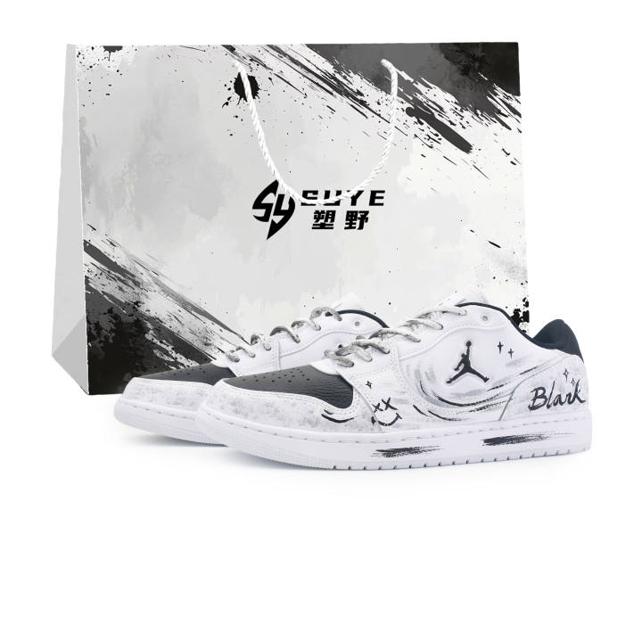 Jordan Jordan COURT CONNECT Skateboard Shoes Men's Low Top Black White Colorway