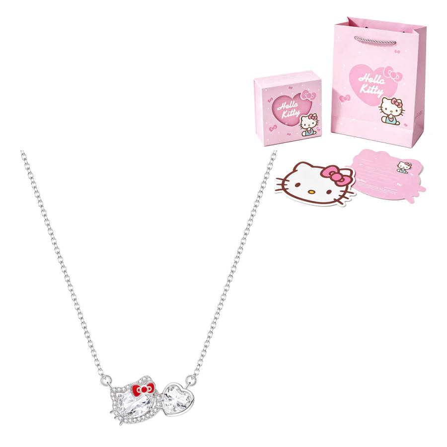 Sanrio X Hello Kitty Hello Kitty Artificial Gemstone Necklaces Women's