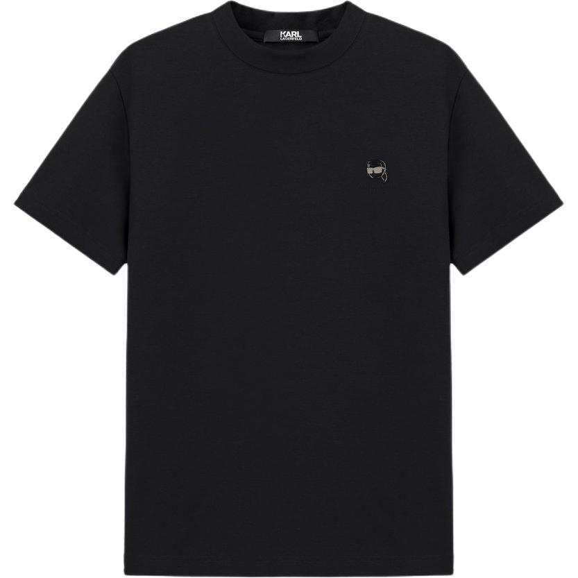 KARL LAGERFELD / Karl Lagerfeld Jeans T Shirts Men's Black Crew Neck Thin