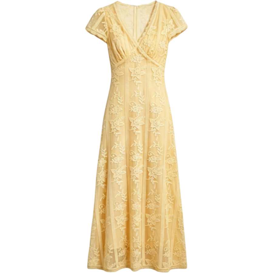 Cotton Gene Short Sleeved Dress Women's