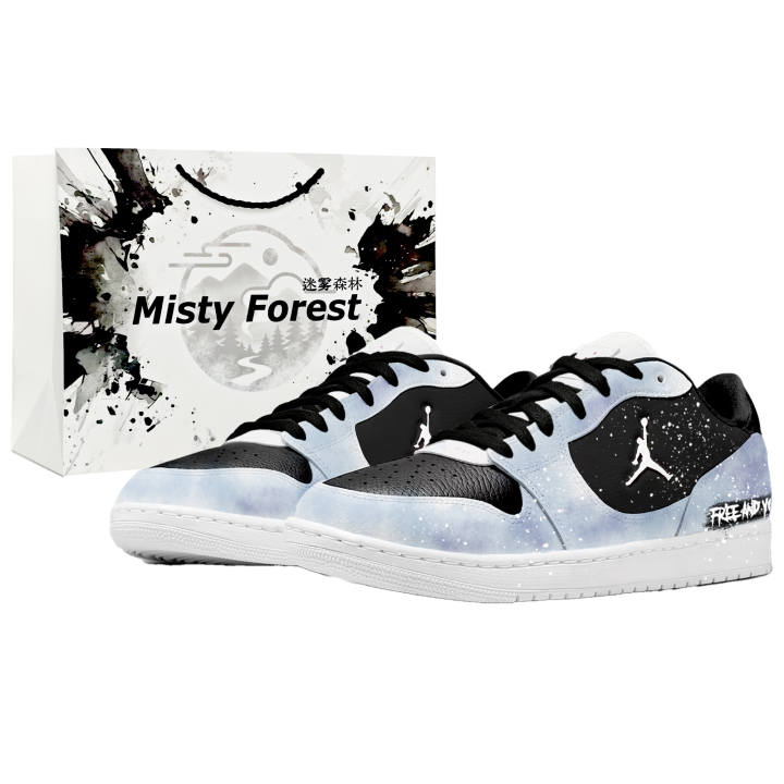 Jordan Jordan COURT CONNECT Skateboard Shoes Men's Low Top Black, Blue, White
