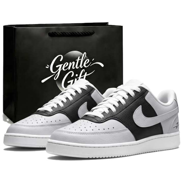 Nike Nike Court Vision 1 Skateboard Shoes Unisex Low Top Black/Gray
