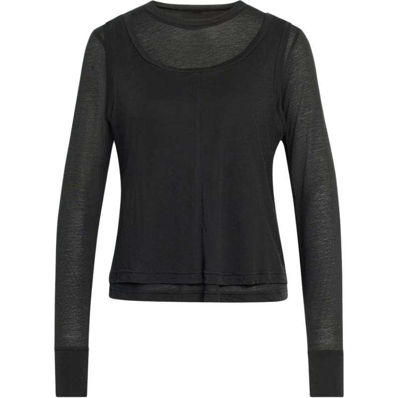 Adidas Adidas Sportswear T Shirts Women's Black Crew Neck