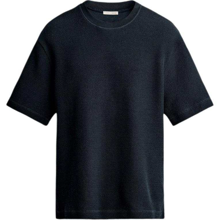 ZARA T Shirts Men's Crew Neck Moderate Straight Fit