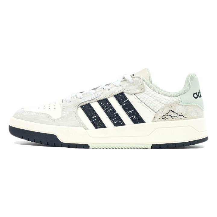 Adidas Adidas ENTRAP Skateboard Shoes Unisex Low Top Black/Green/White/Beige