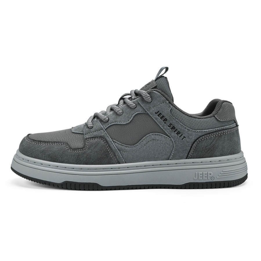 JEEP SPIRIT Height Increasing Abrasion Resistant Slip Resistant Low top Skateboard Shoes Unisex