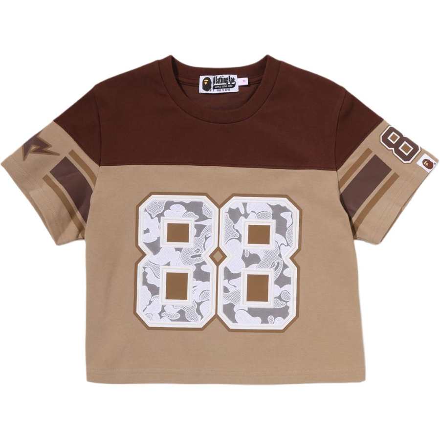 A BATHING APE FW26 T Shirts Women's Crew Neck Moderate Straight Fit