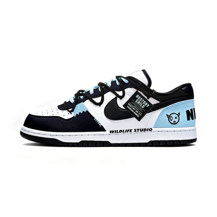 Nike Nike Big Skateboard Shoes Men's Low Top Black