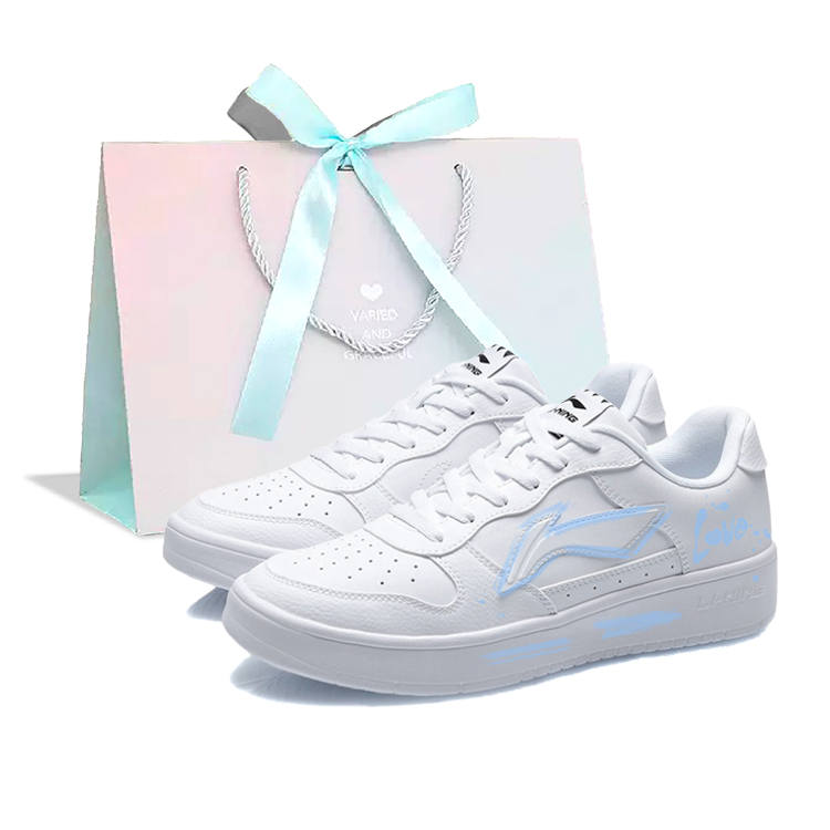 Li-Ning Li Ning Floating Boat Skateboard Shoes Men's Low Top White, Blue