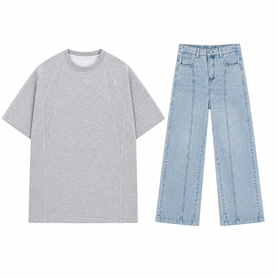 GWAF Casual Sportswear Unisex Crew Neck Thin
