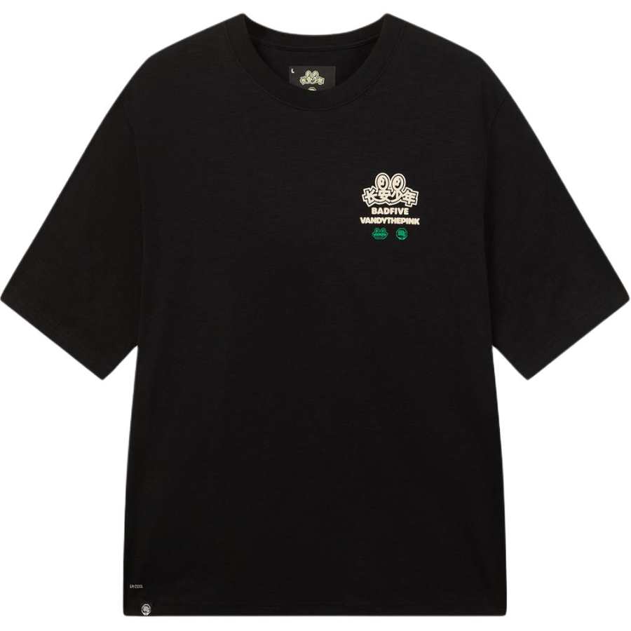 Li-Ning Li Ning T Shirts Men's Crew Neck Moderate Straight Fit