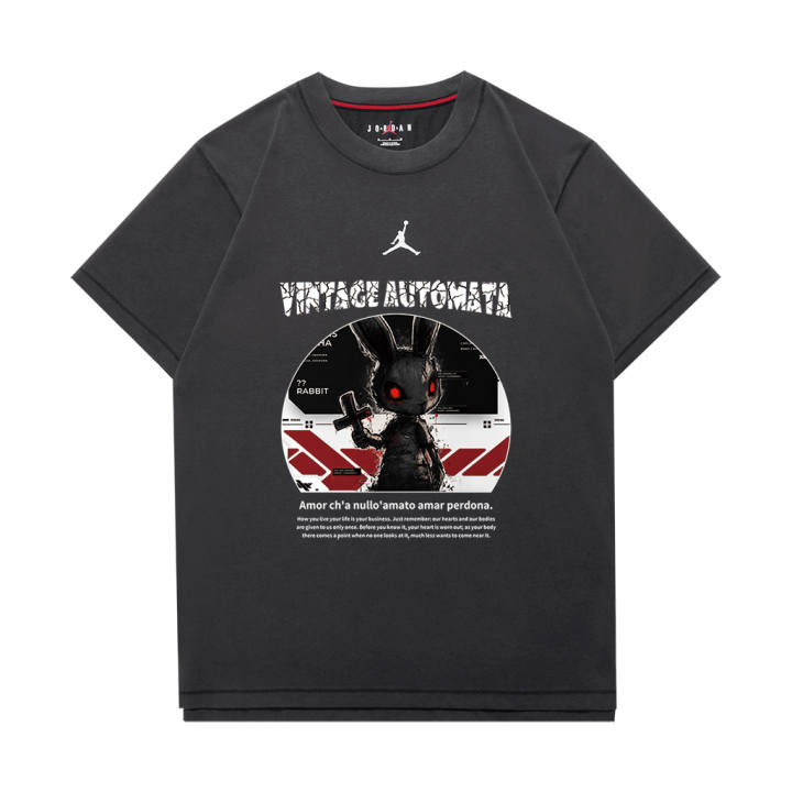 Jordan Jordan DIR FIT T Shirts Unisex Dark Gray Crew Neck Moderate