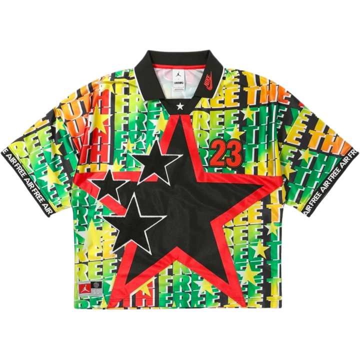 Jordan Jordan Soccer Jerseys Unisex Yellow Lapel Moderate