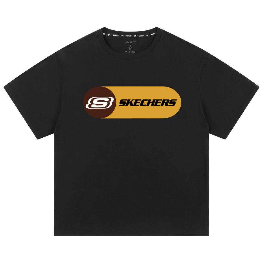 Skechers T Shirts Unisex Crew Neck Moderate Straight Fit