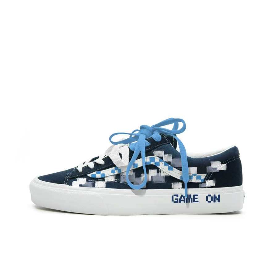 Vans Style 36 Skateboard Shoes Unisex Low Top Blue/White