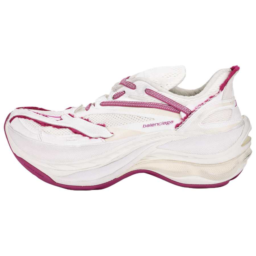 Balenciaga Jet Low top Chunky Sneakers Women's Eggshell & Strawberry Pink