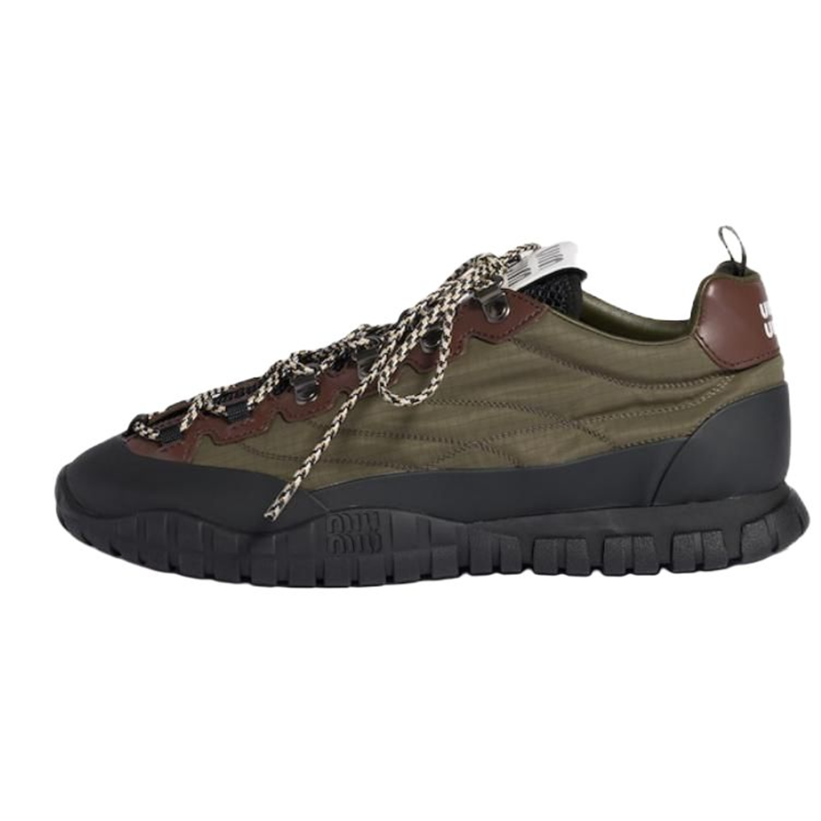 MIU MIU Casual Shoes Women's Low Top Forest Green